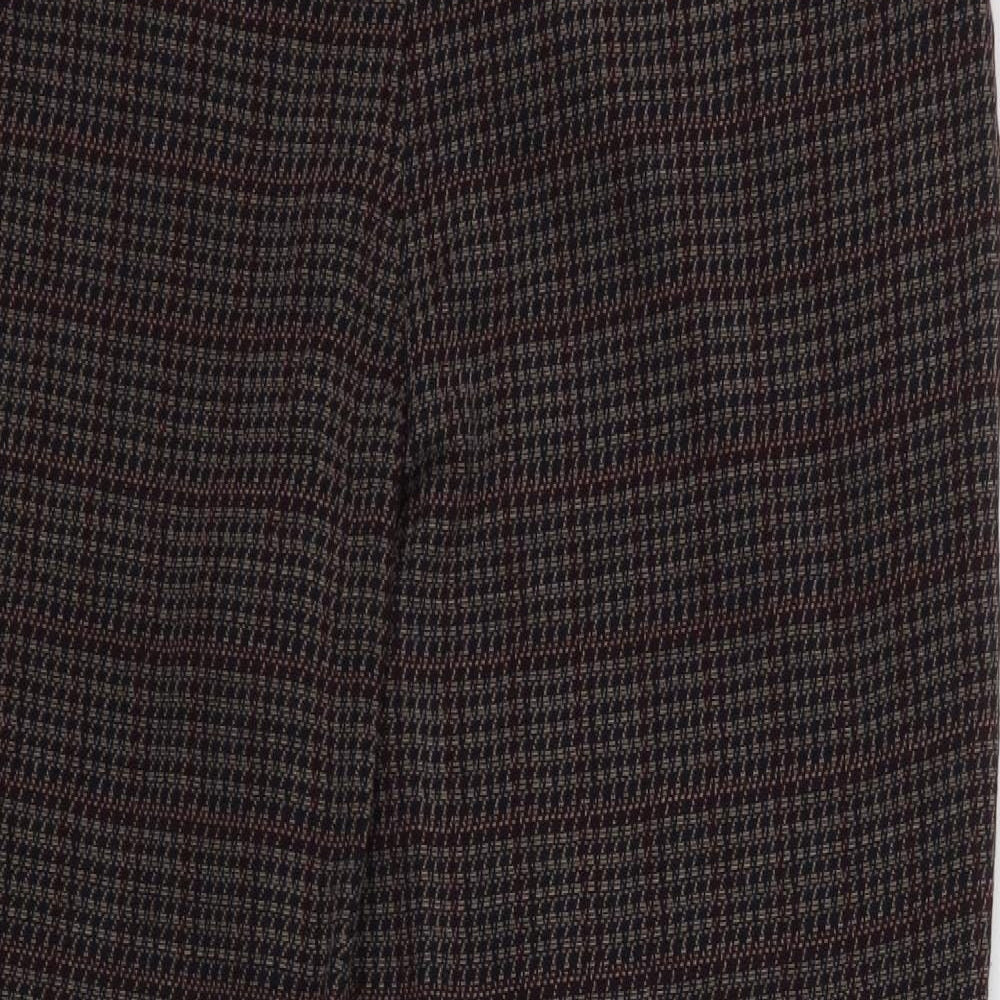 Womens UK Size XL French Connection Regular Fit Dress Pants Red Trousers