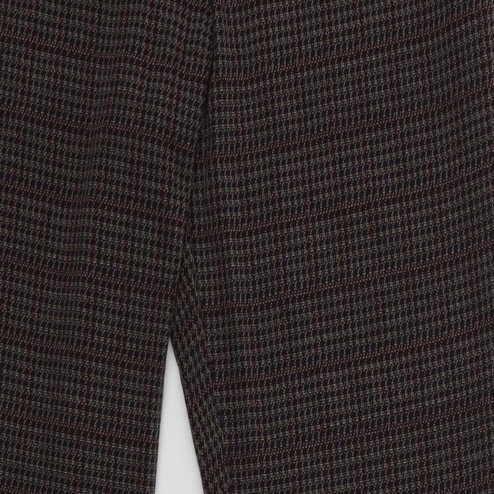 Womens UK Size XL French Connection Regular Fit Dress Pants Red Trousers