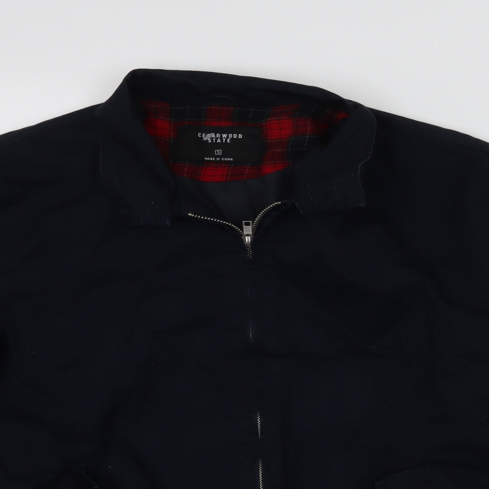 Mens UK Size S Cedar Wood State Blue Jacket