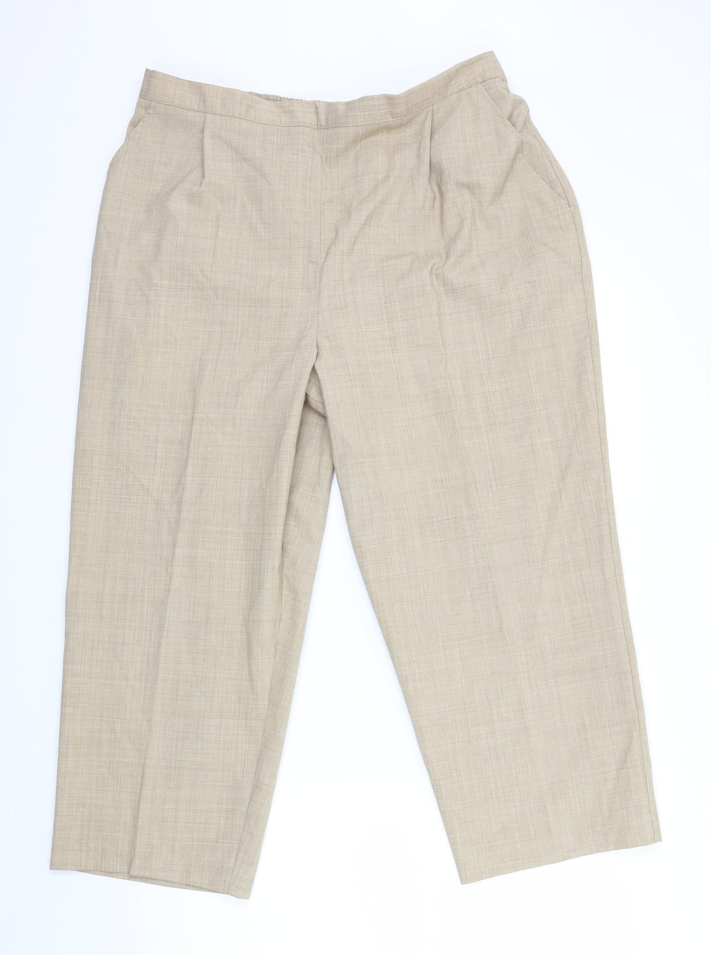 Womens UK Size 22 country collection Regular Fit  Beige Trousers