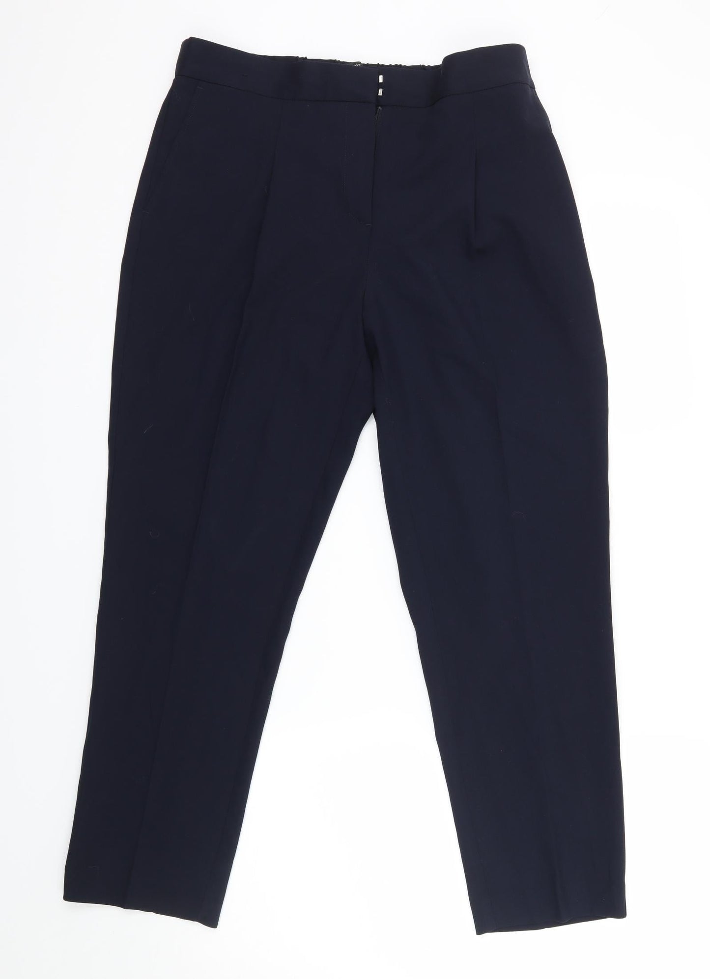 Womens UK Size 14 NEXT Regular Fit Dress Pants Blue Trousers