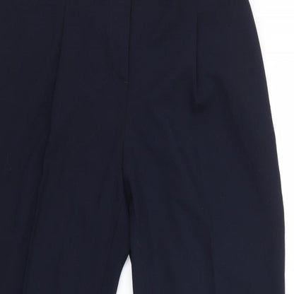 Womens UK Size 14 NEXT Regular Fit Dress Pants Blue Trousers