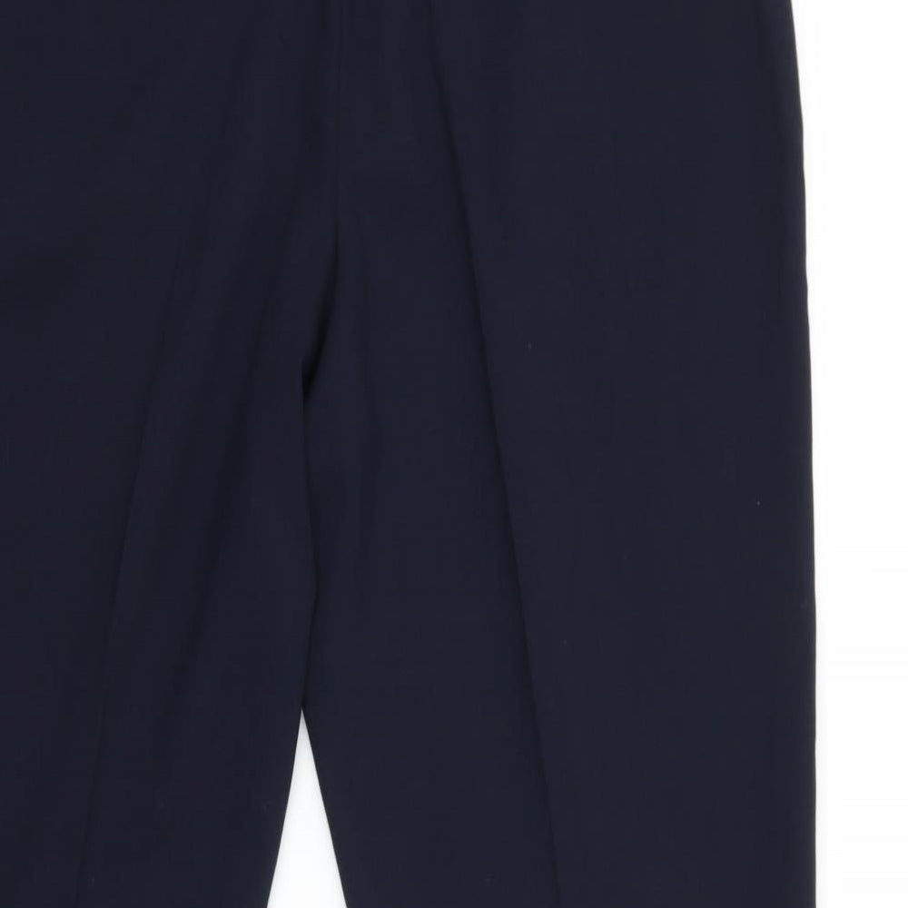 Womens UK Size 14 NEXT Regular Fit Dress Pants Blue Trousers