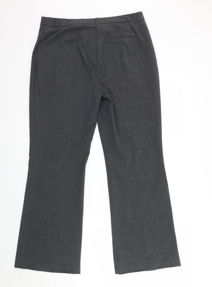Soon Womens Grey   Trousers  Size 14 L28 in