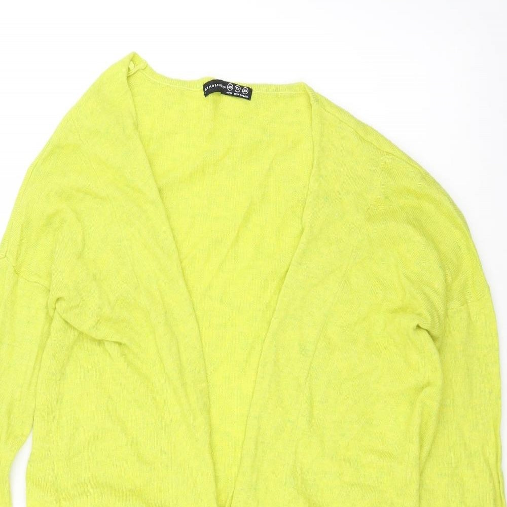 Atmosphere Womens Yellow   Cardigan Jumper Size XS