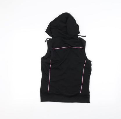 DNMSports Girls Black   Full Zip Hoodie Size M