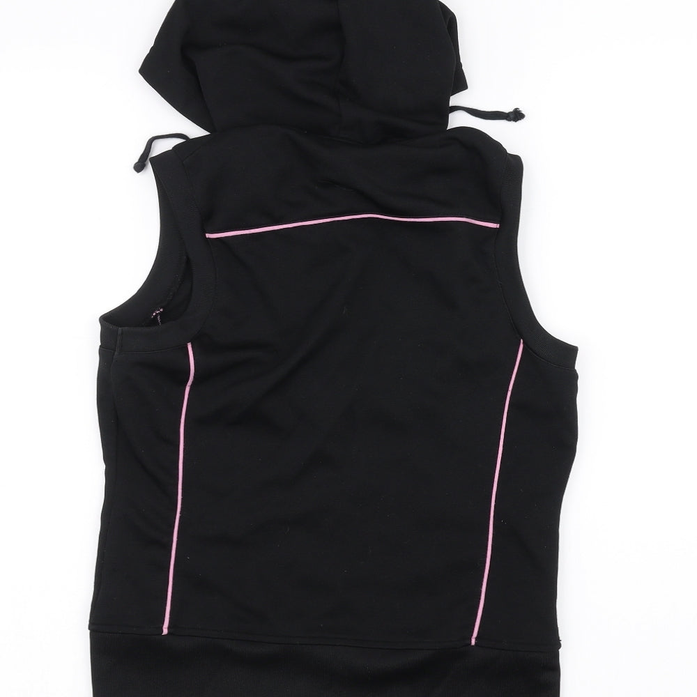DNMSports Girls Black   Full Zip Hoodie Size M