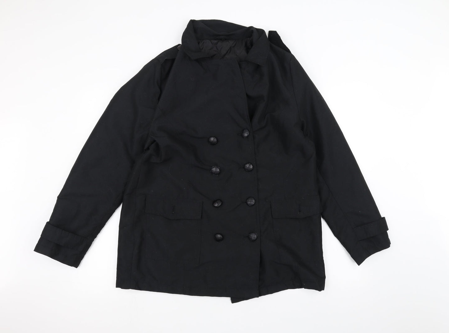 Womens UK Size 12 Being Casual Black Jacket