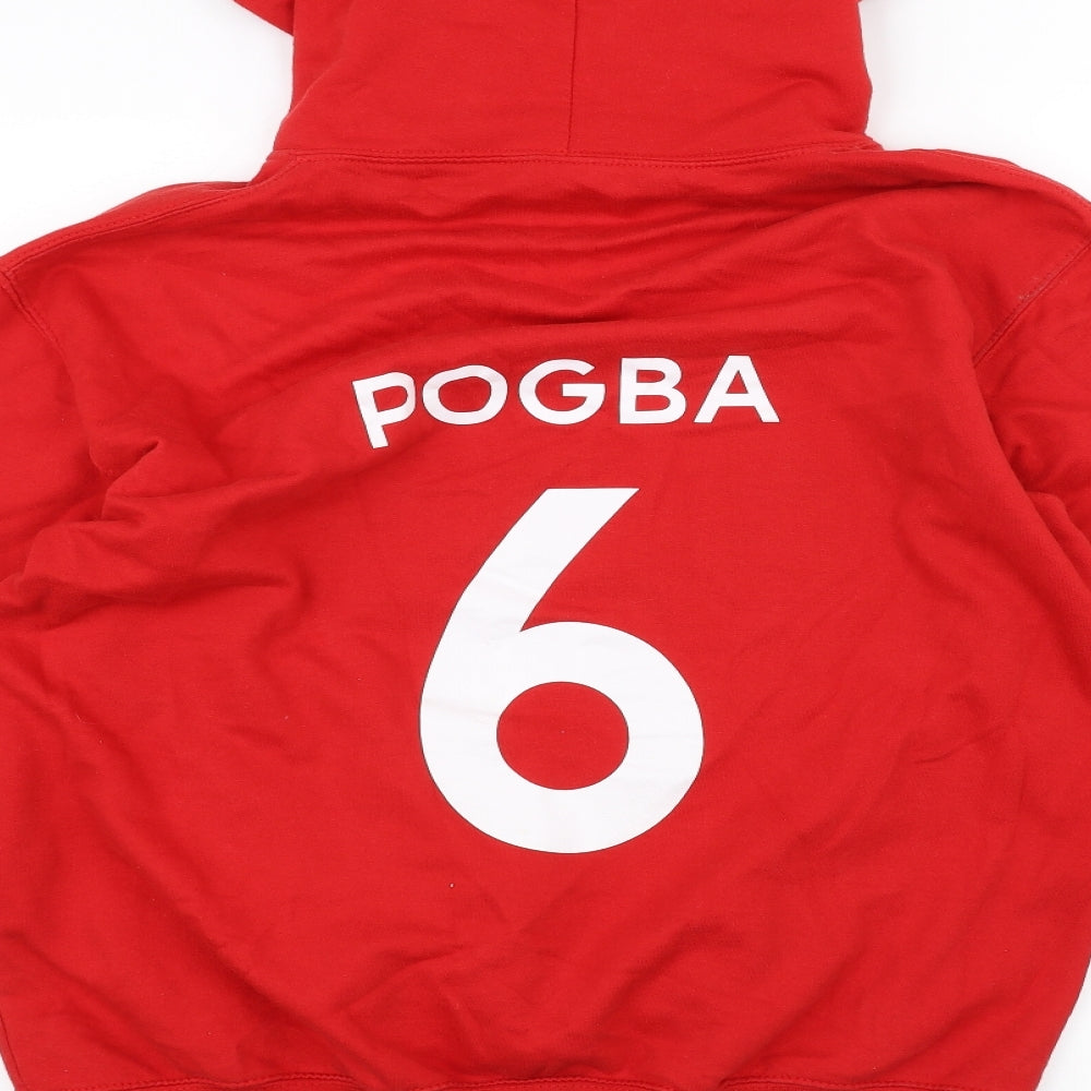 AWD Womens Red   Pullover Hoodie Size M  - POGBA