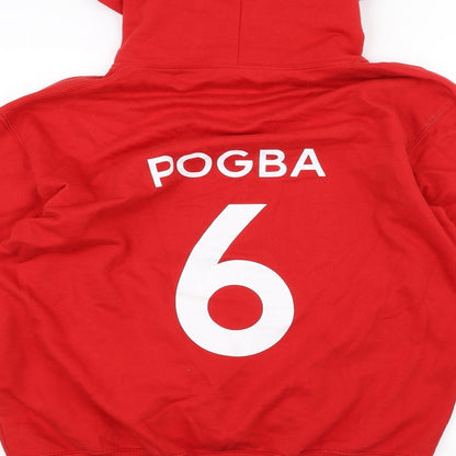 AWD Womens Red   Pullover Hoodie Size M  - POGBA