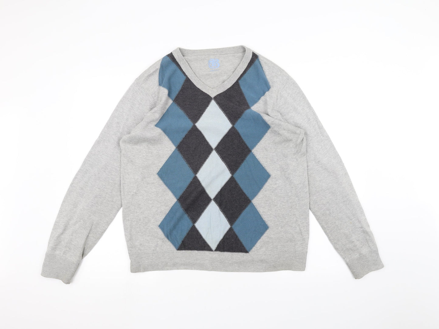 Burton Mens Grey   Pullover Jumper Size M