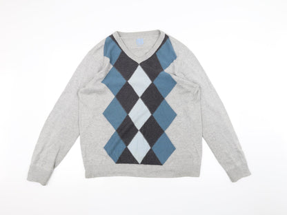 Burton Mens Grey   Pullover Jumper Size M