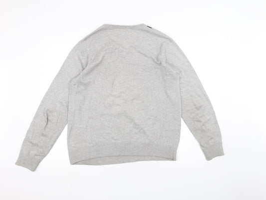 Burton Mens Grey   Pullover Jumper Size M