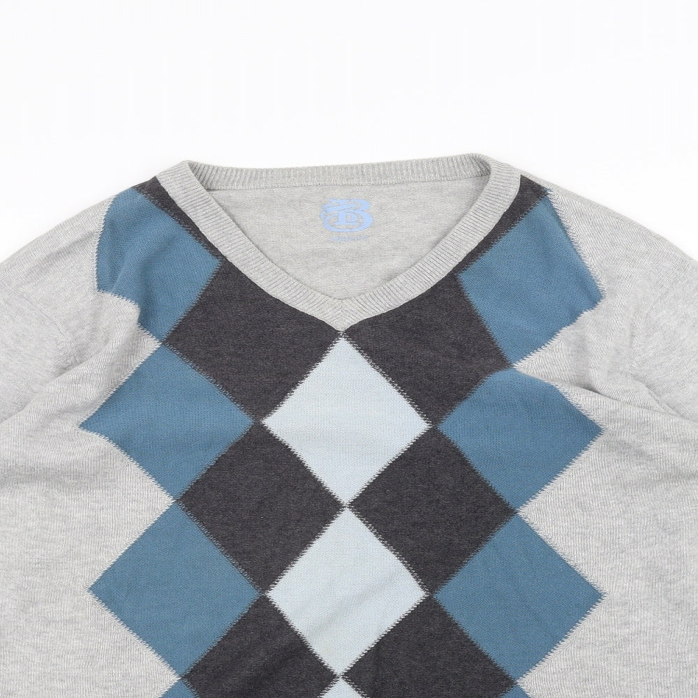 Burton Mens Grey   Pullover Jumper Size M