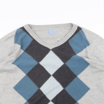 Burton Mens Grey   Pullover Jumper Size M