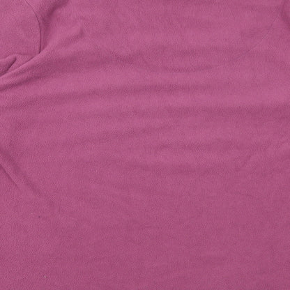 relax rest sleep Womens Purple Plaid  Babydoll Pyjama Top Size 14