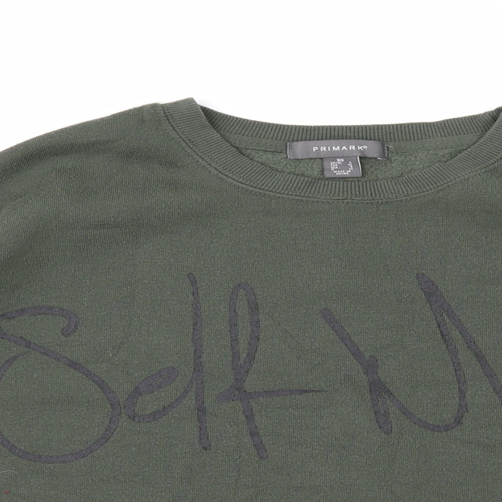 Primark Womens Green   Pullover Jumper Size 4
