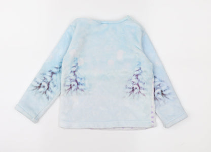 Peppa Pig Girls Blue Animal Print  Cami Pyjama Top Size 2-3 Years