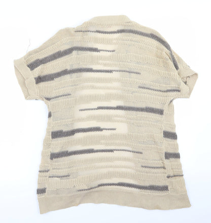 gharni stock Womens Beige   Cardigan Jumper Size M