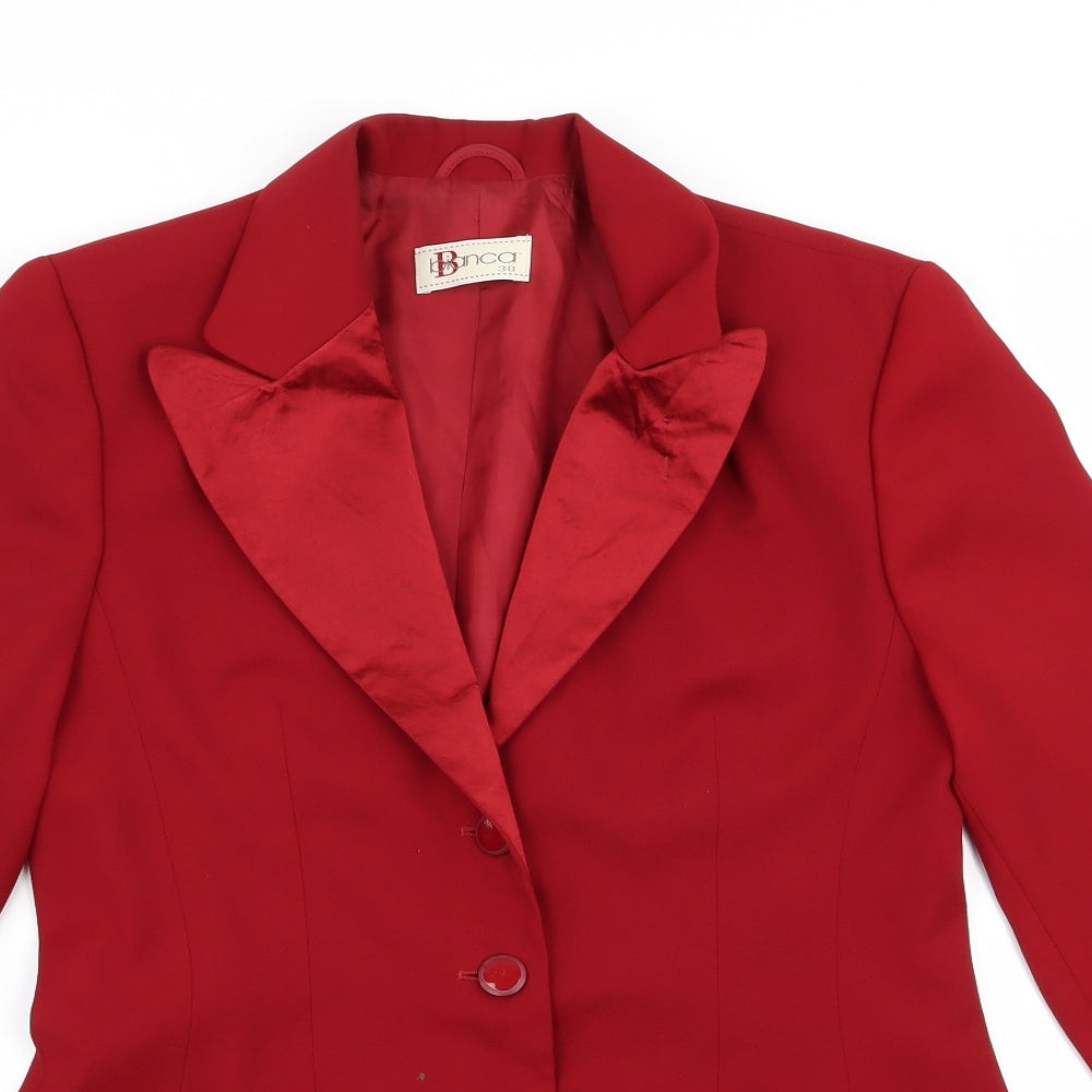 Womens UK Size 38 Bianca Red Jacket
