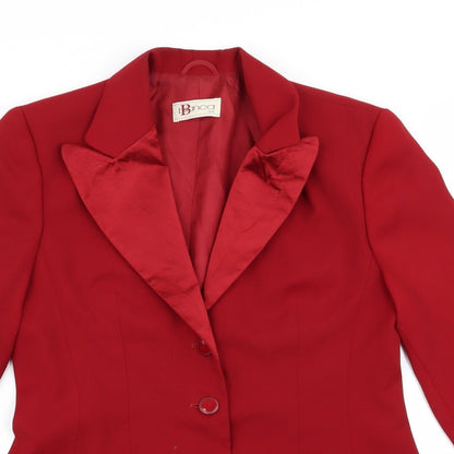 Womens UK Size 38 Bianca Red Jacket