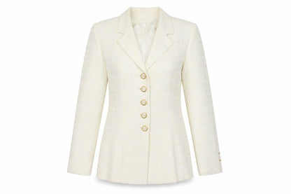 Womens UK Size 38 Preworn White Jacket