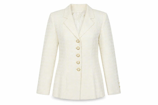 Womens UK Size 38 Preworn White Jacket