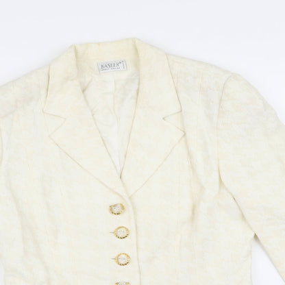 Womens UK Size 38 Preworn White Jacket
