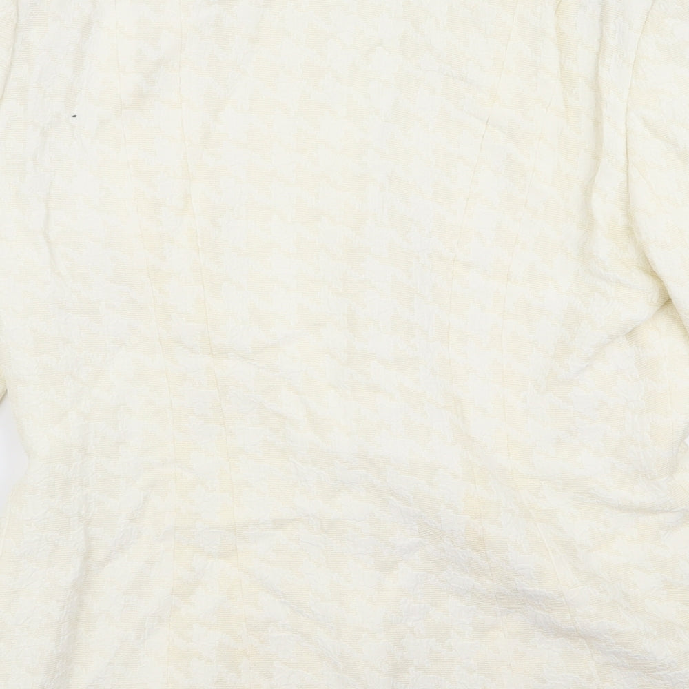 Womens UK Size 38 Preworn White Jacket