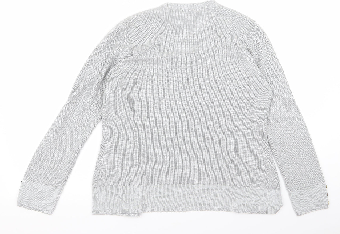 paruna Womens Grey   Cardigan Jumper Size 12