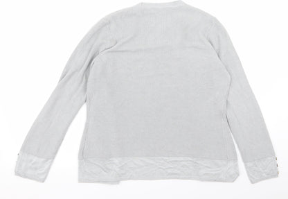 paruna Womens Grey   Cardigan Jumper Size 12