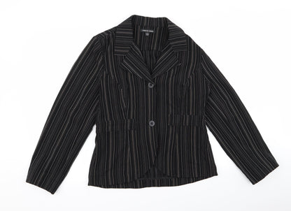 Womens UK Size 14 Preworn Black Jacket