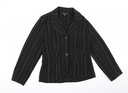 Womens UK Size 14 Preworn Black Jacket