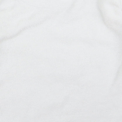 Preworn Womens White   Pullover Jumper Size S  - bearly awake