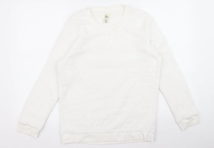 Preworn Womens White   Pullover Jumper Size 10