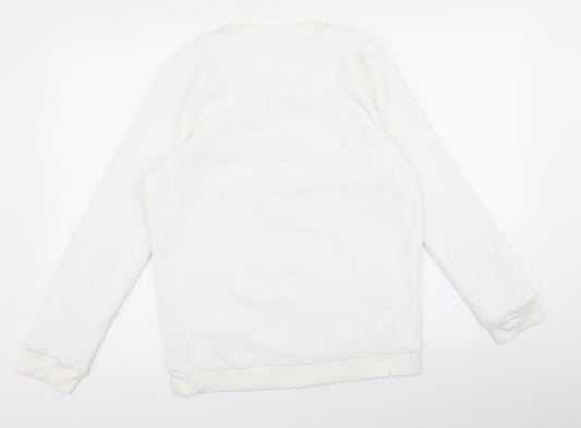 Preworn Womens White   Pullover Jumper Size 10