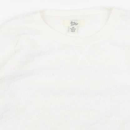 Preworn Womens White   Pullover Jumper Size 10