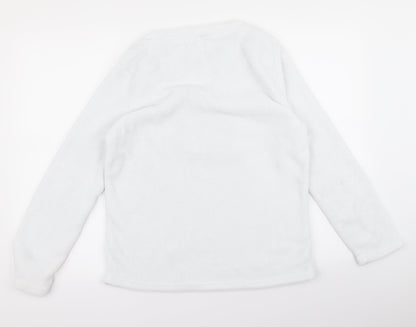Preworn Womens White   Pullover Jumper Size S  - cuddle master