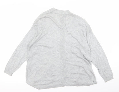 m&s Womens Grey   Cardigan Jumper Size 8