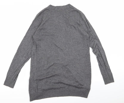F&F Womens Grey   Cardigan Jumper Size 8
