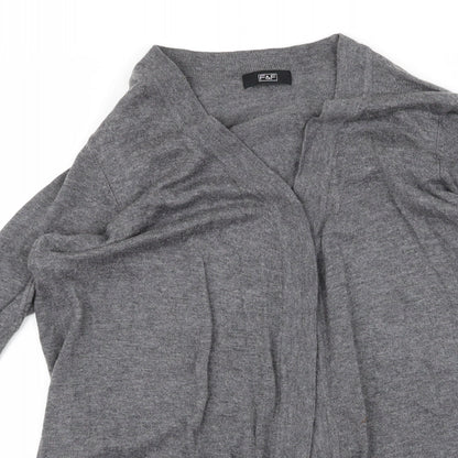 F&F Womens Grey   Cardigan Jumper Size 8
