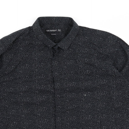 Womens UK Size 14 priamrk Black Basic Button-Up