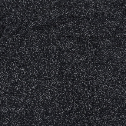 Womens UK Size 14 priamrk Black Basic Button-Up