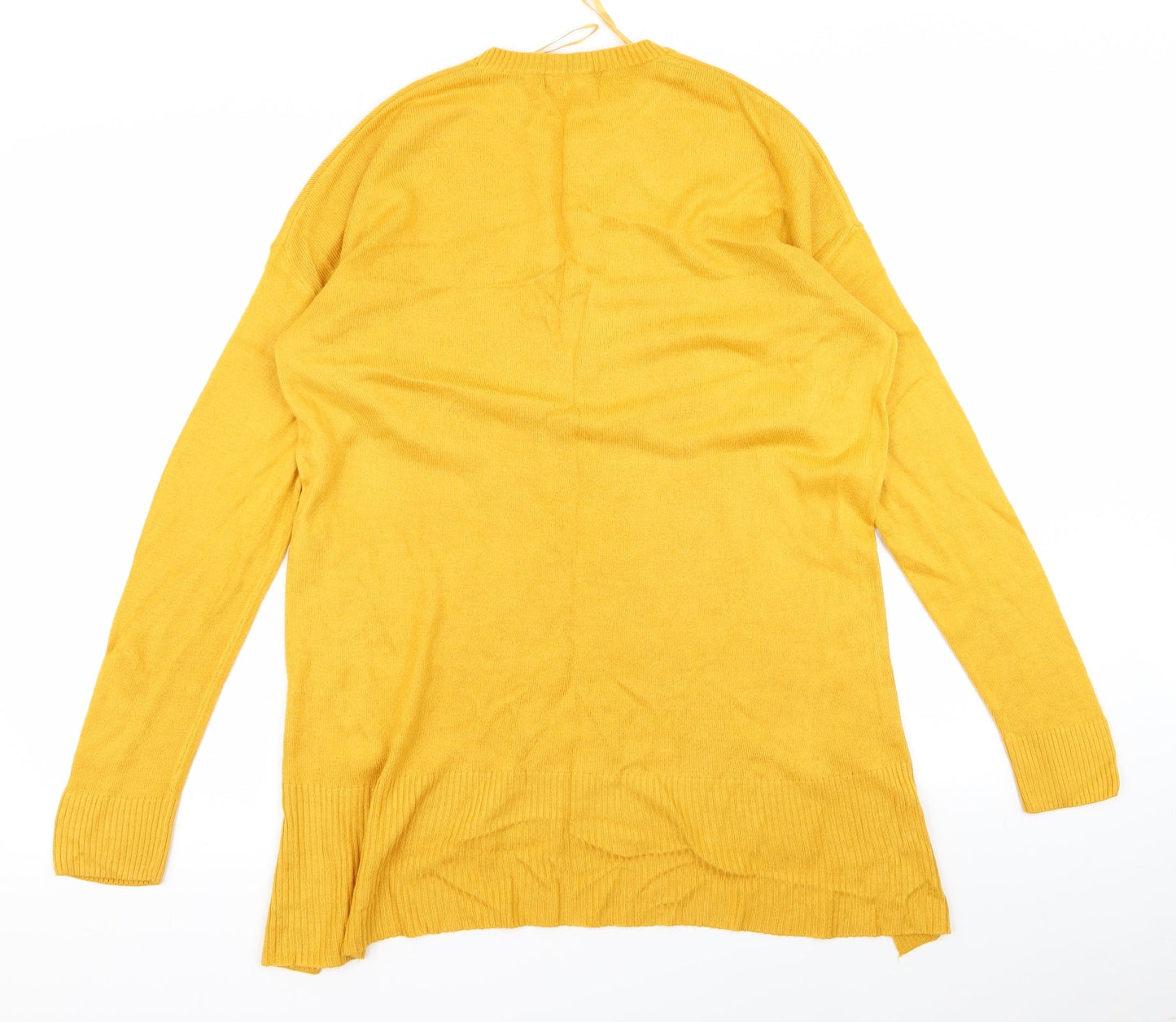 New Look Womens Yellow   Cardigan Jumper Size 6