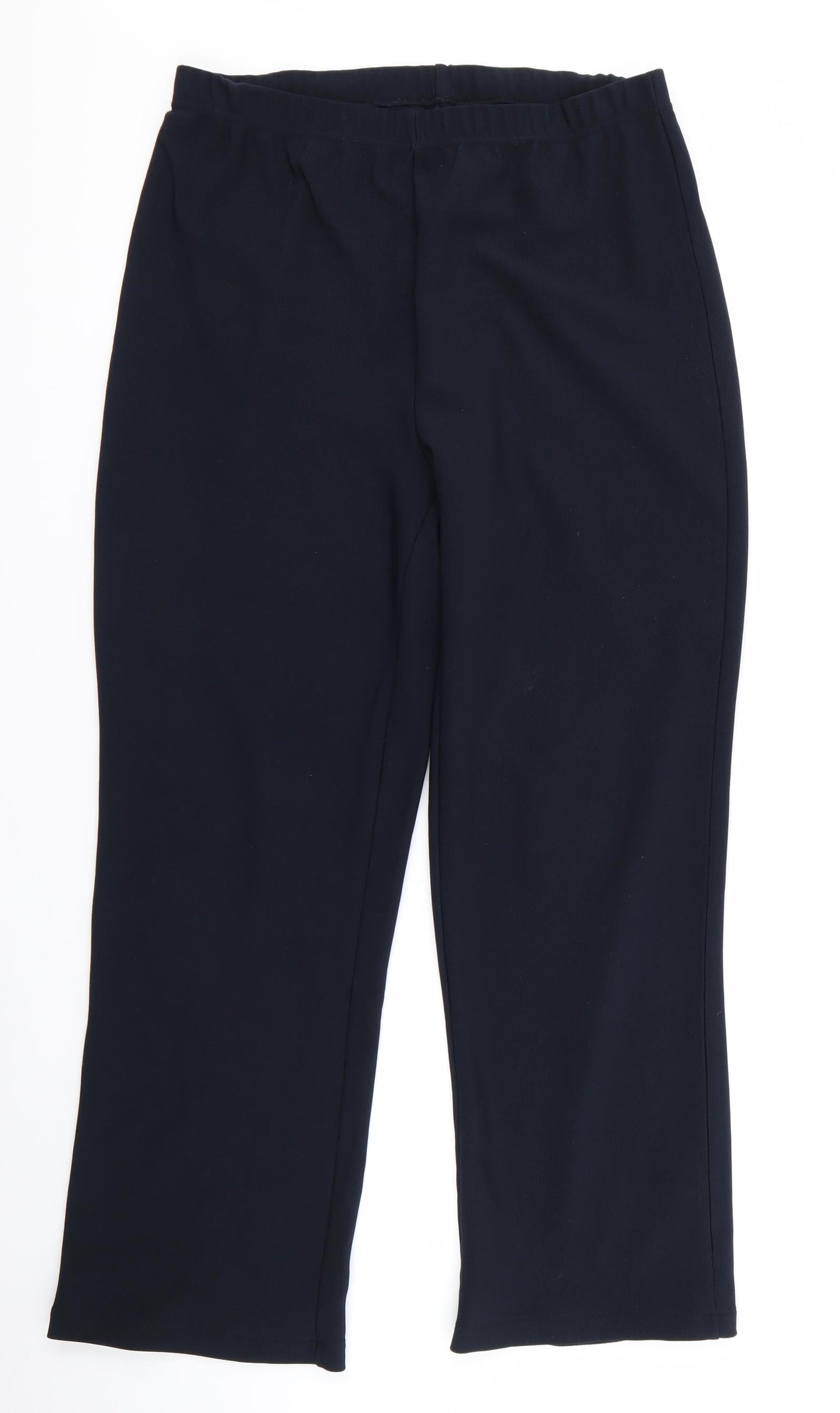 Womens UK Size 42 Preworn Regular Fit  Blue Trousers