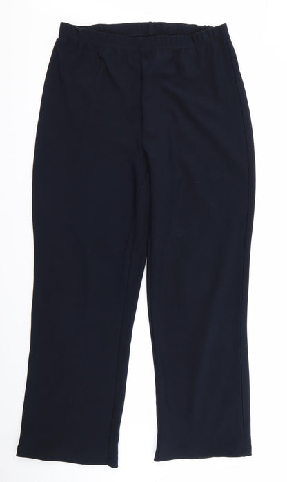 Womens UK Size 42 Preworn Regular Fit  Blue Trousers