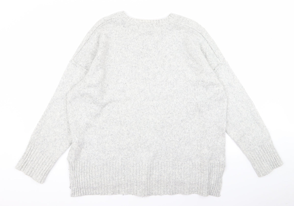 New Look Womens Grey   Pullover Jumper Size L