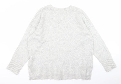 New Look Womens Grey   Pullover Jumper Size L