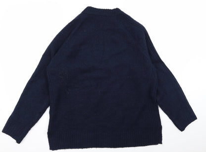 Marks & Spencer Womens Blue   Pullover Jumper Size M