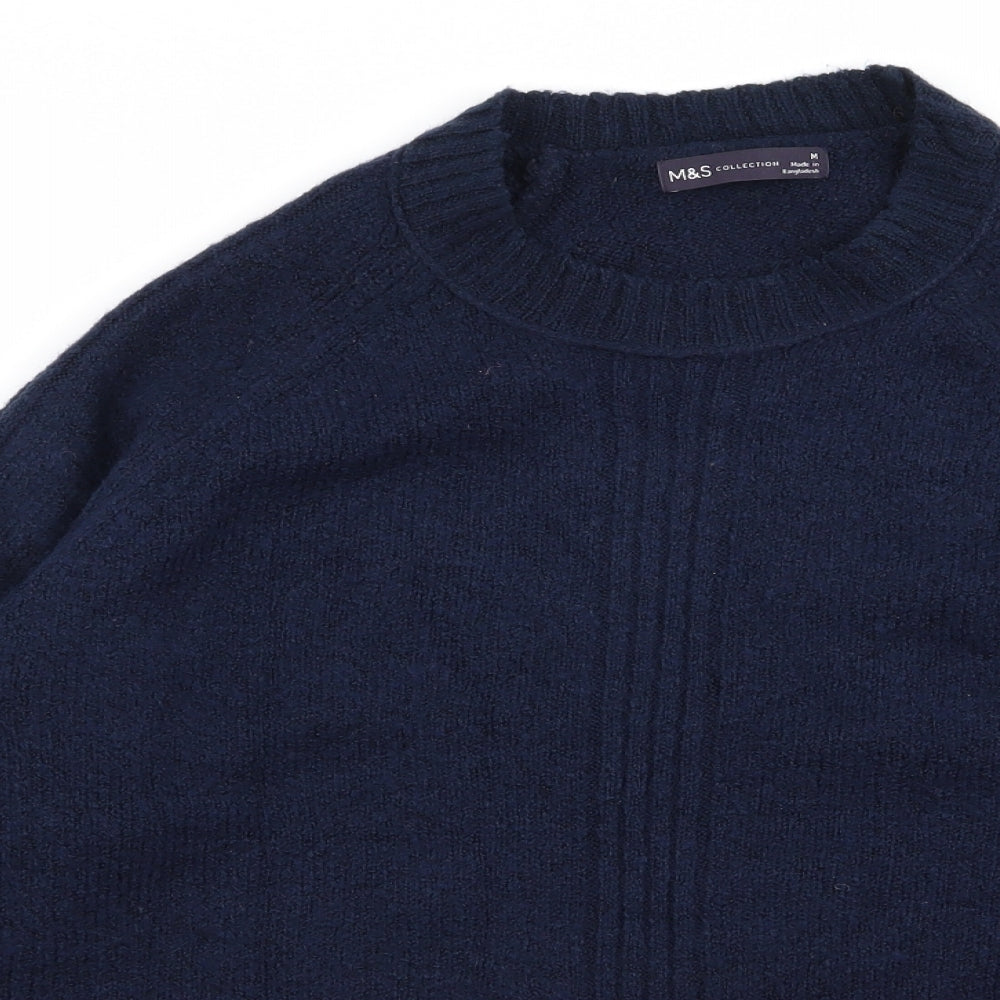 Marks & Spencer Womens Blue   Pullover Jumper Size M